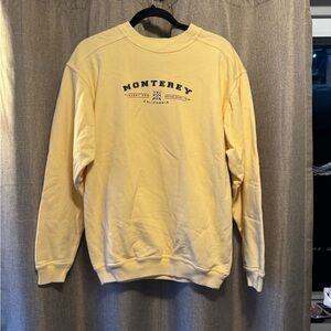 Camp David Monterey, California Women's Crewneck Sweatshirt - Soft Yellow